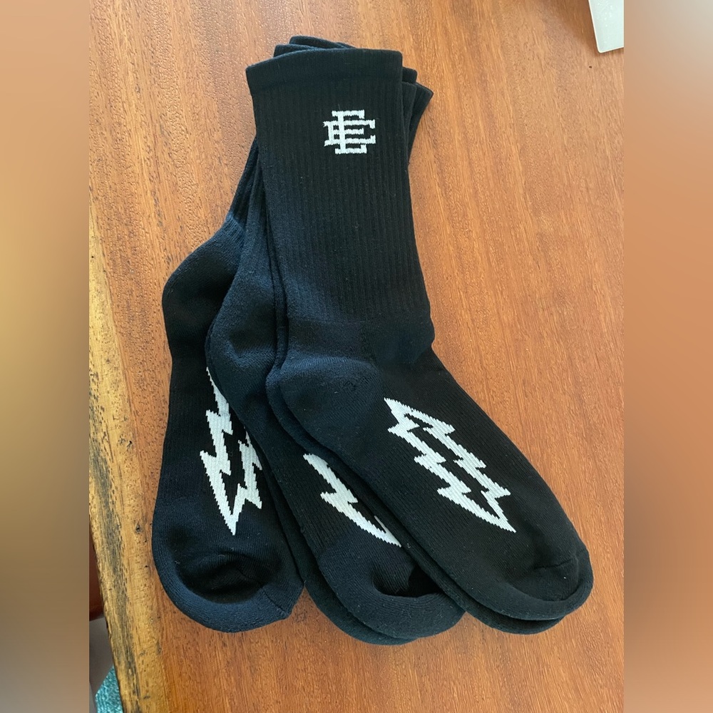 EE lightning bolt socks